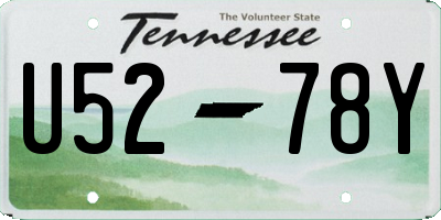 TN license plate U5278Y