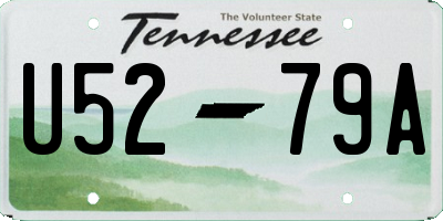 TN license plate U5279A