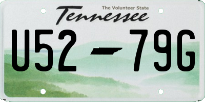 TN license plate U5279G