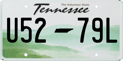 TN license plate U5279L