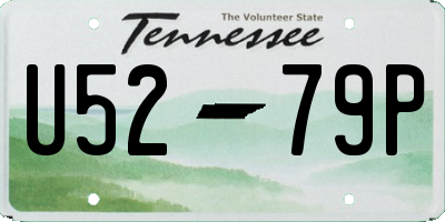 TN license plate U5279P