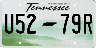 TN license plate U5279R