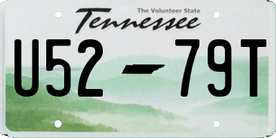 TN license plate U5279T