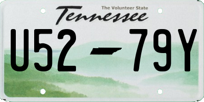TN license plate U5279Y