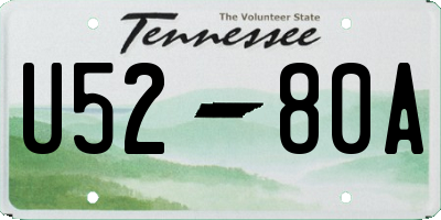 TN license plate U5280A