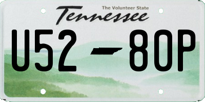 TN license plate U5280P