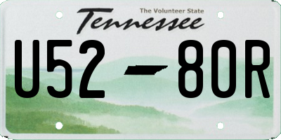 TN license plate U5280R