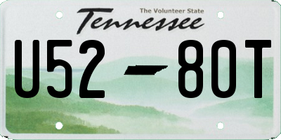 TN license plate U5280T