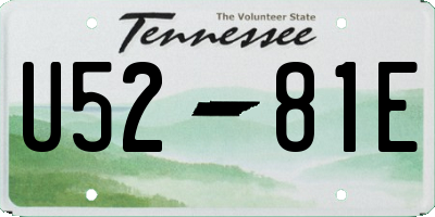 TN license plate U5281E