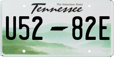 TN license plate U5282E