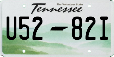 TN license plate U5282I