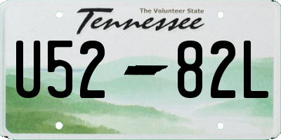 TN license plate U5282L