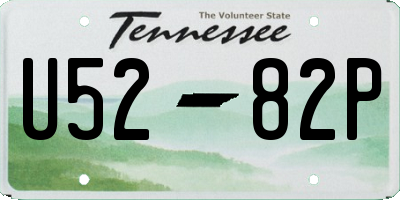 TN license plate U5282P