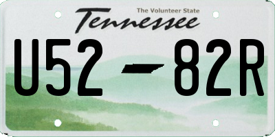 TN license plate U5282R