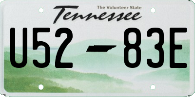 TN license plate U5283E