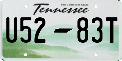 TN license plate U5283T