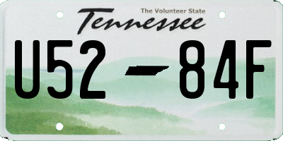 TN license plate U5284F