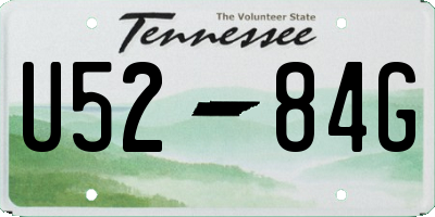 TN license plate U5284G
