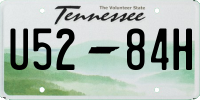 TN license plate U5284H