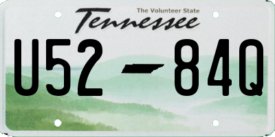 TN license plate U5284Q