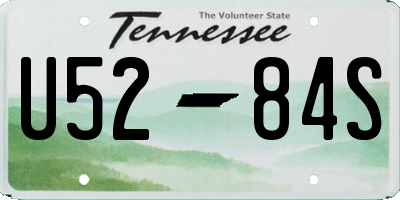 TN license plate U5284S