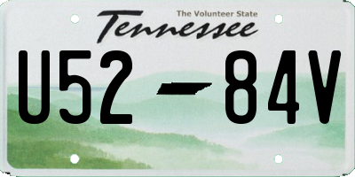 TN license plate U5284V