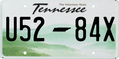 TN license plate U5284X