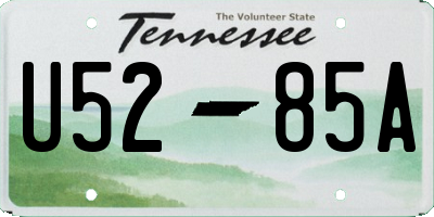 TN license plate U5285A