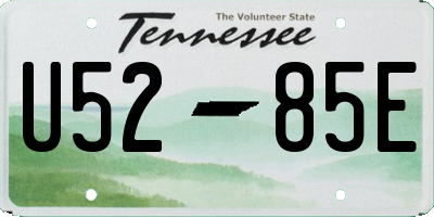 TN license plate U5285E