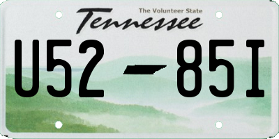 TN license plate U5285I