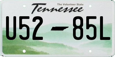 TN license plate U5285L