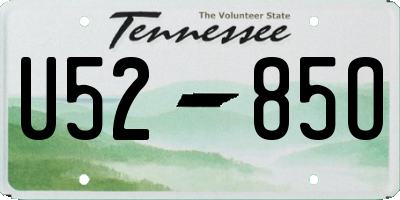 TN license plate U5285O