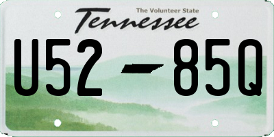 TN license plate U5285Q