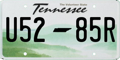 TN license plate U5285R