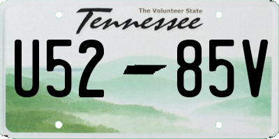 TN license plate U5285V