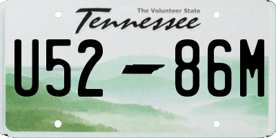 TN license plate U5286M