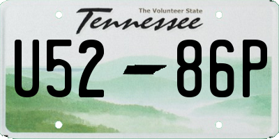 TN license plate U5286P