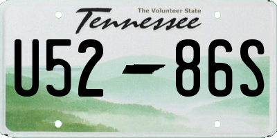 TN license plate U5286S