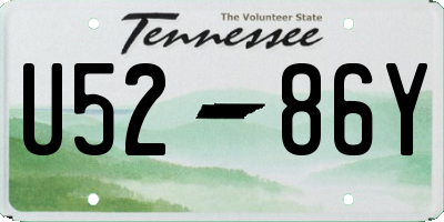 TN license plate U5286Y