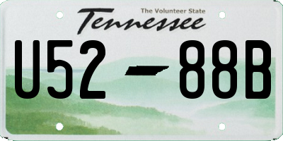 TN license plate U5288B