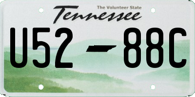 TN license plate U5288C