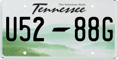 TN license plate U5288G