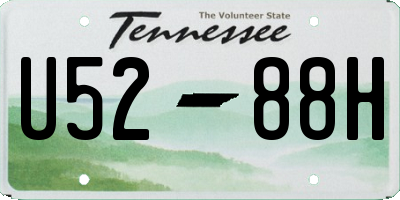 TN license plate U5288H