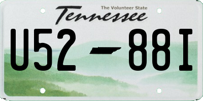 TN license plate U5288I