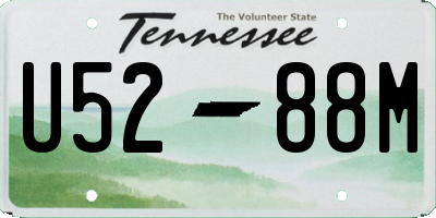 TN license plate U5288M