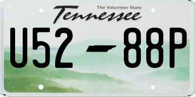 TN license plate U5288P
