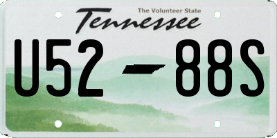 TN license plate U5288S