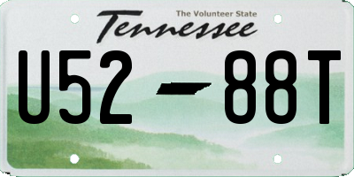 TN license plate U5288T
