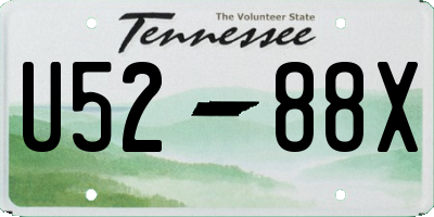 TN license plate U5288X