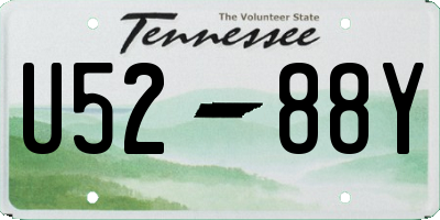 TN license plate U5288Y